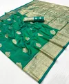 Karnival Gold By Rajtex Silk Two Tone Hnadloom Weaving Silk Saree Wholesale Online